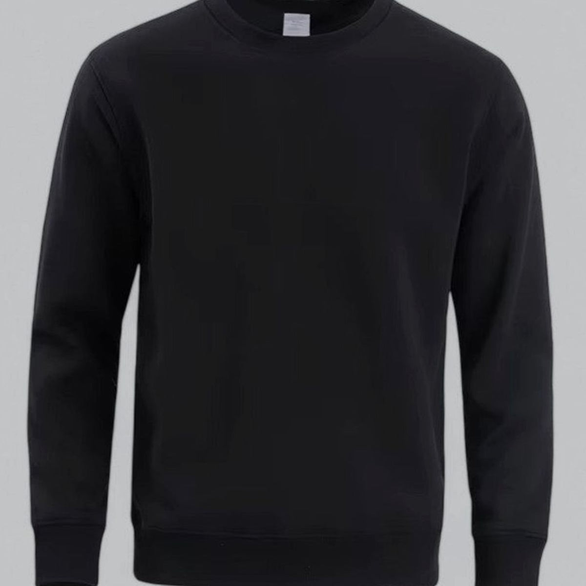 Koen | Relaxed-fit sweatshirt met ronde hals en fleecevoering