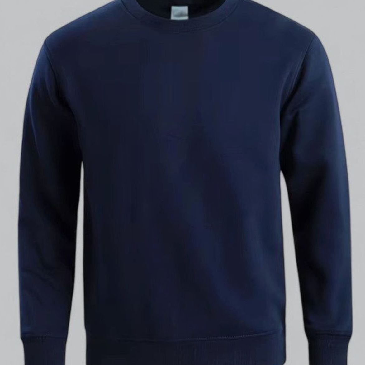 Koen | Relaxed-fit sweatshirt met ronde hals en fleecevoering