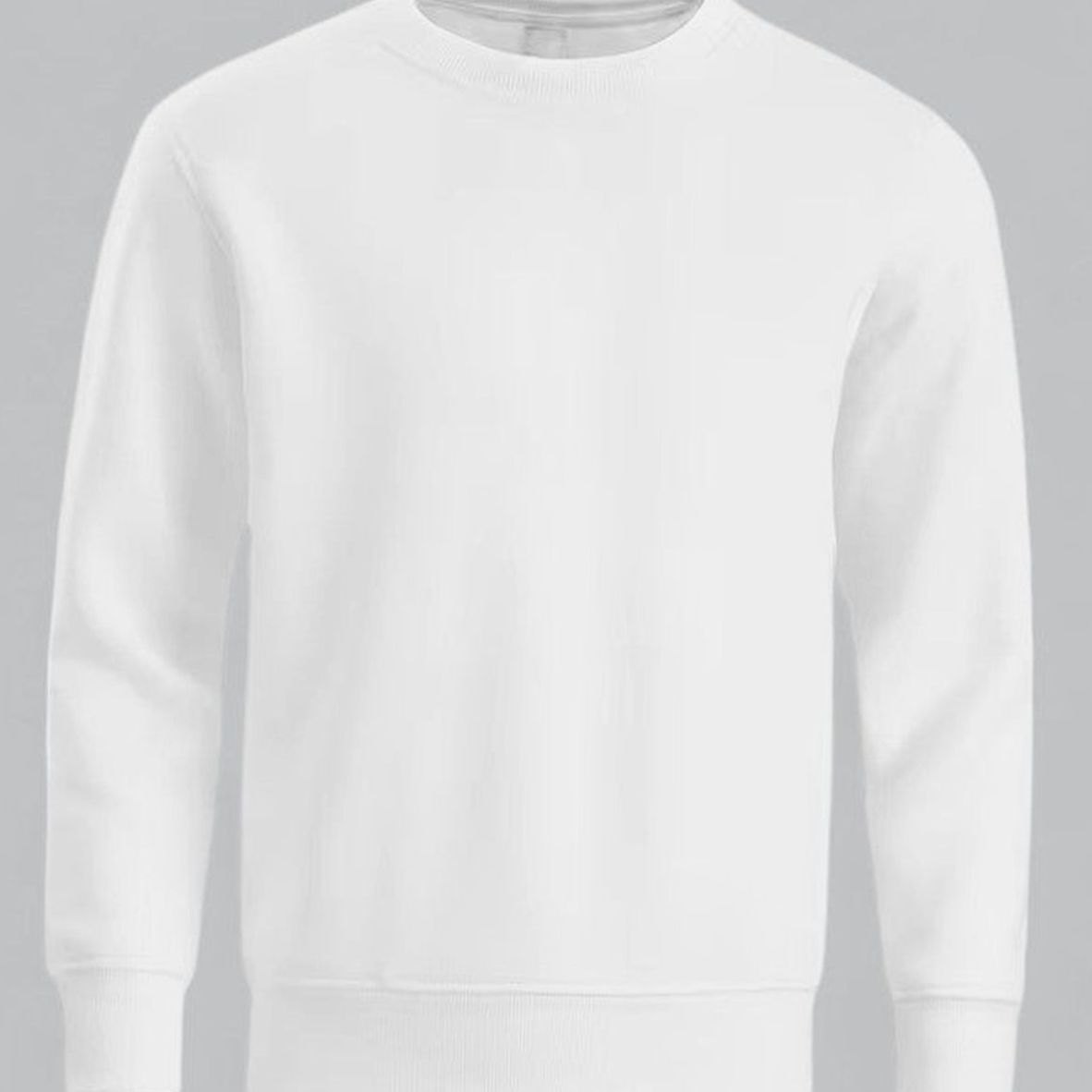 Koen | Relaxed-fit sweatshirt met ronde hals en fleecevoering
