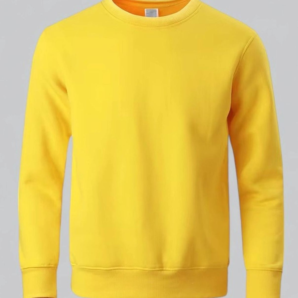 Koen | Relaxed-fit sweatshirt met ronde hals en fleecevoering