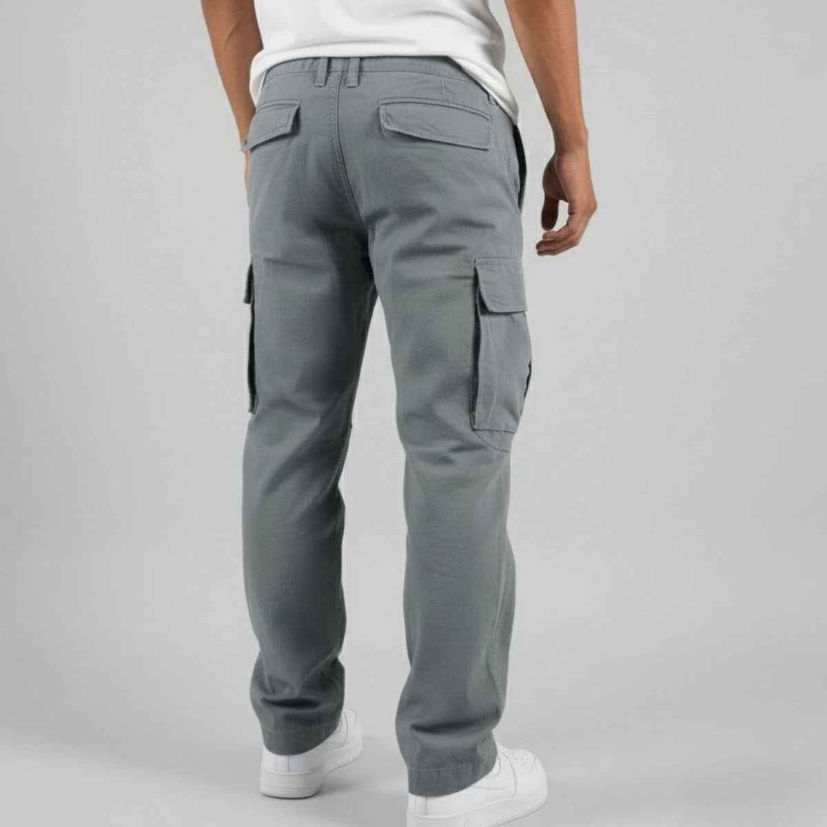 Sem | Streetwear cargobroek met relaxed fit en taps toelopende pijpen
