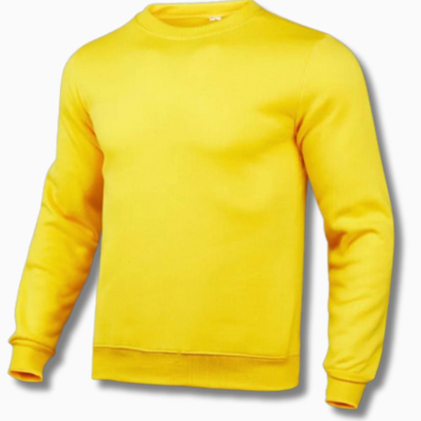 Javier | Slim-fit herensweatshirt van fleece met ronde hals