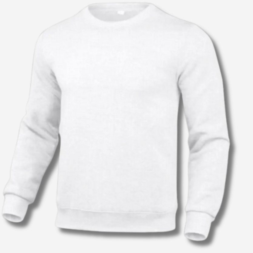 Javier | Slim-fit herensweatshirt van fleece met ronde hals