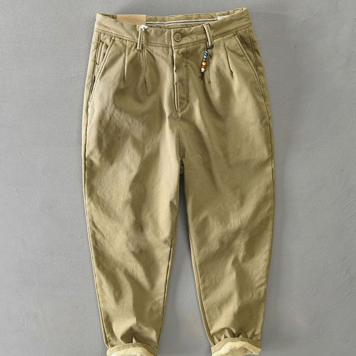 Otis | Slim-fit chino met fleecevoering