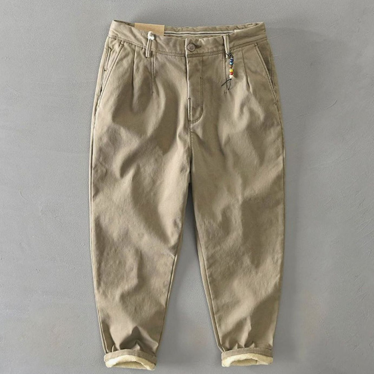Otis | Slim-fit chino met fleecevoering