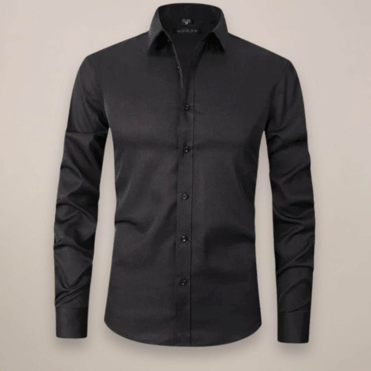 Jorn | Slim-fit herenoverhemd met gespreide kraag en borstzak