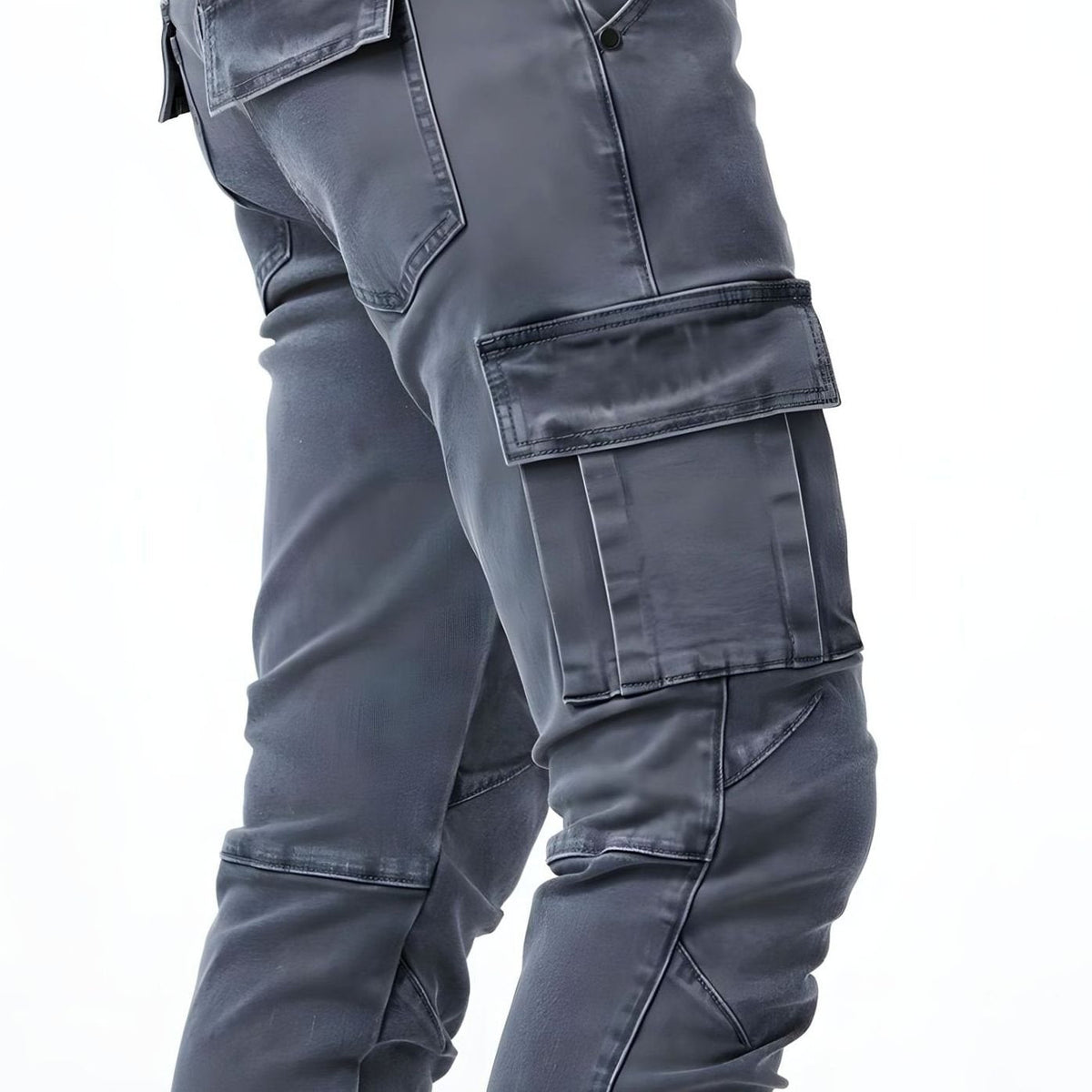 Rik | Slim-fit cargobroek met zes zakken