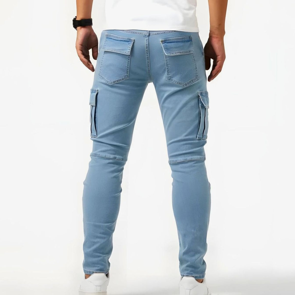 Rik | Slim-fit cargobroek met zes zakken