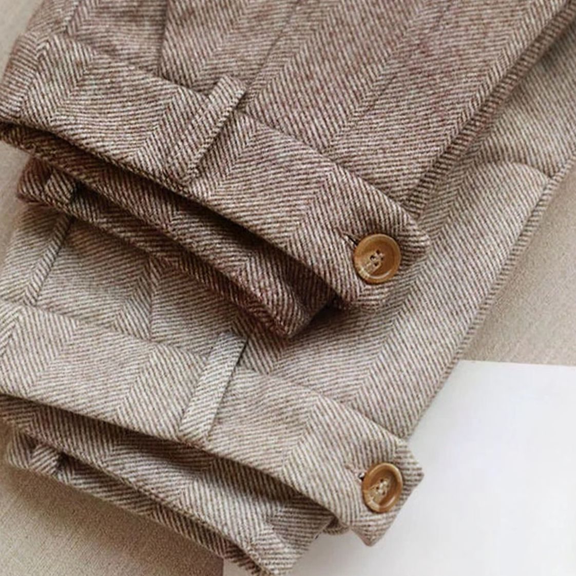 Klaas | Rechte herenpantalon met hoge taille en voorplooien