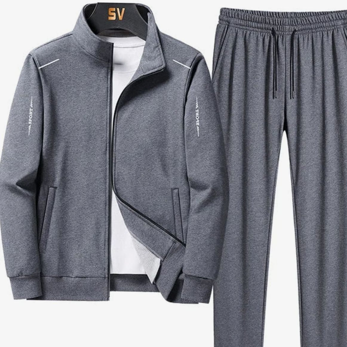 Sam | Tweedelig herentrainingspak met ritsjack en joggingbroek