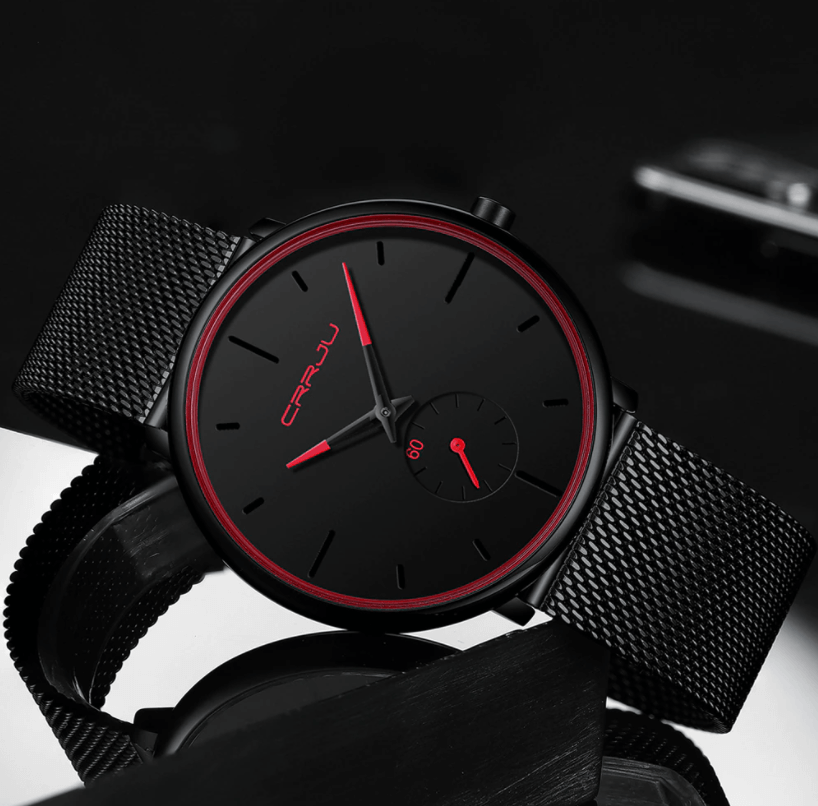 Dun modern herenhorloge CRJJU