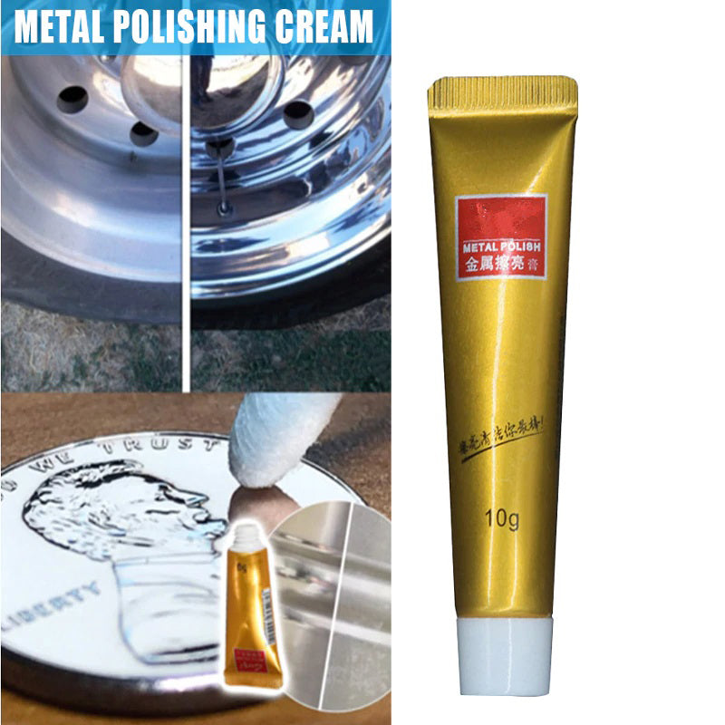Metal polish cream