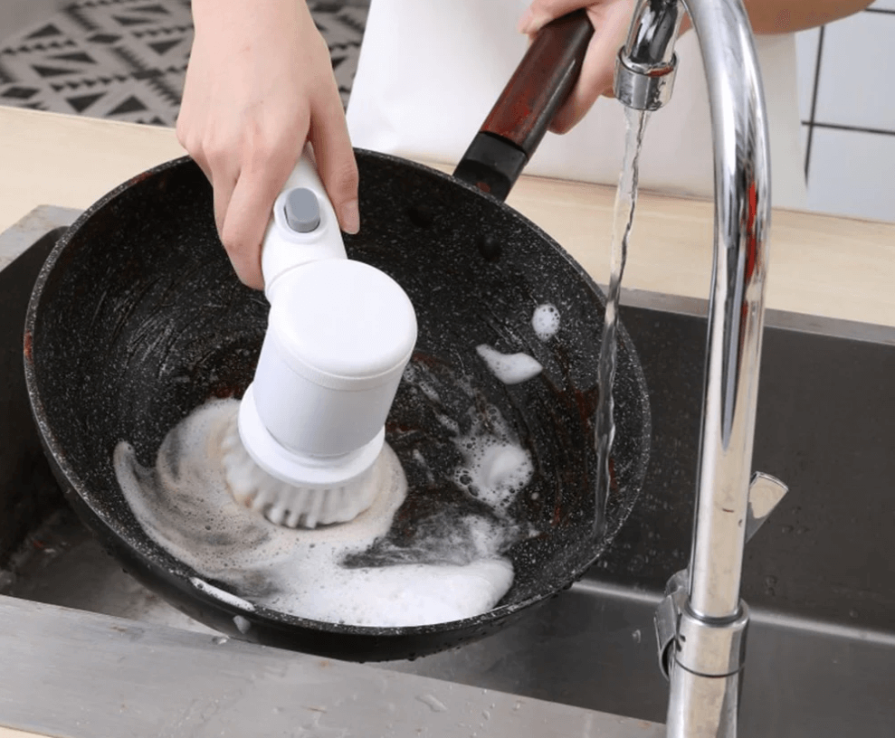 Mini draadloze elektrische schrobber