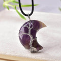 Maanketting met levensboomhanger