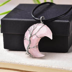 Maanketting met levensboomhanger