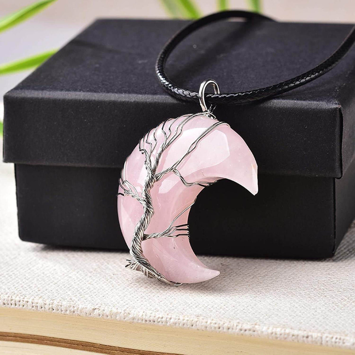 Maanketting met levensboomhanger