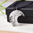 Maanketting met levensboomhanger
