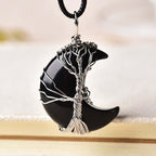 Maanketting met levensboomhanger