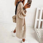 Zacht gebreid oversized damesvest