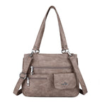 Multi-vakken dames schouder- en crossbody handtas — afbeelding 12