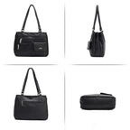 Multi-vakken dames schouder- en crossbody handtas — afbeelding 9
