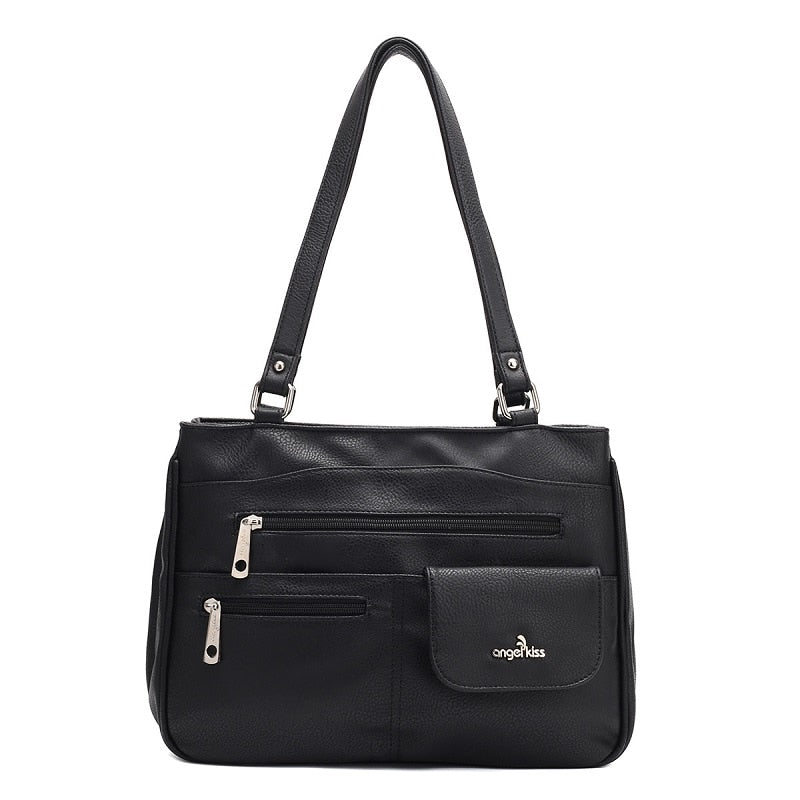 Multi-vakken dames schouder- en crossbody handtas — afbeelding 11