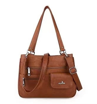 Multi-vakken dames schouder- en crossbody handtas — afbeelding 4