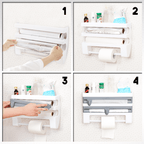 Multifunctioneel keukenrek voor aan de muur – materiaal: ABS — afbeelding 12