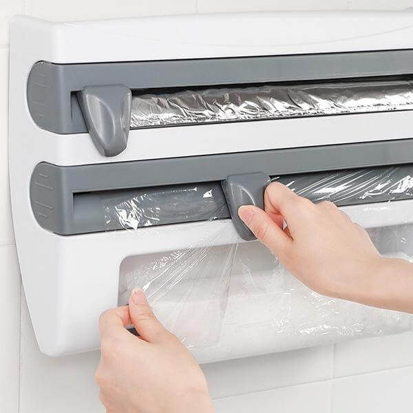 Multifunctioneel keukenrek voor aan de muur