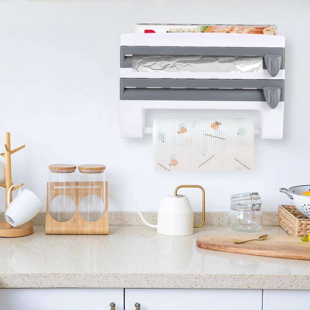 Multifunctioneel keukenrek voor aan de muur