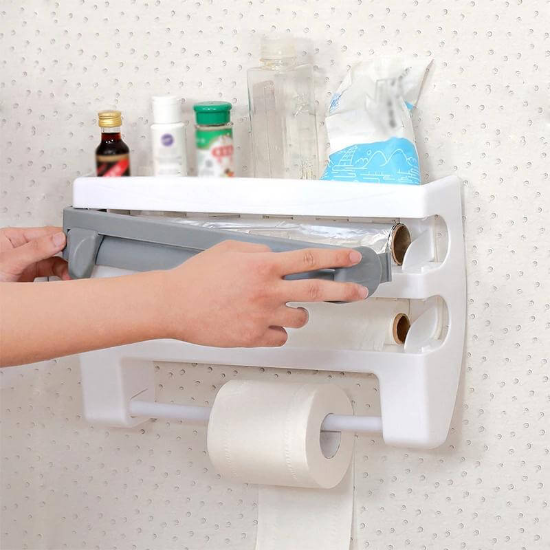 Multifunctioneel keukenrek voor aan de muur – materiaal: ABS — afbeelding 10
