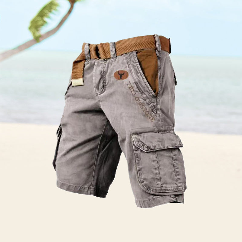 Gavin | Herencargoshort met zes zakken