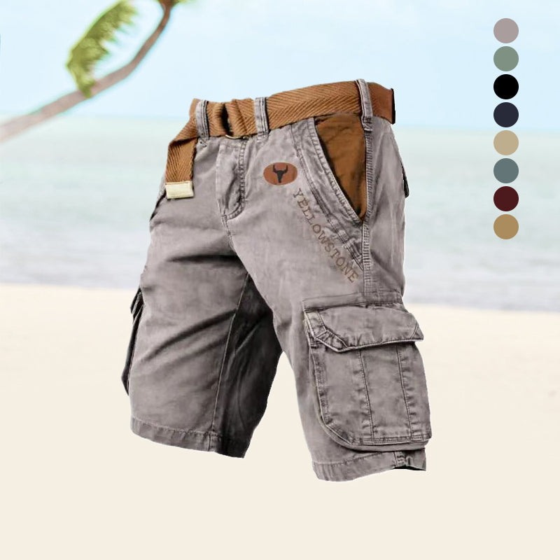 Gavin | Herencargoshort met zes zakken