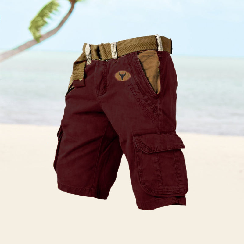 Gavin | Herencargoshort met zes zakken