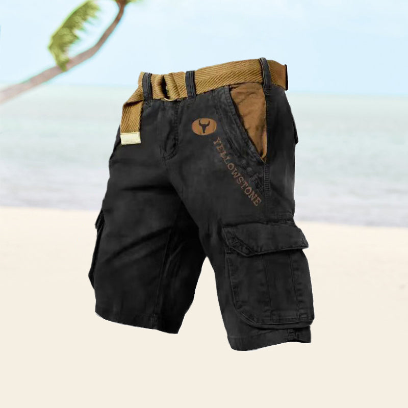Gavin | Herencargoshort met zes zakken