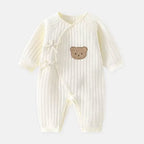 Babyromper met beertje - voorjaar & herfst kleding