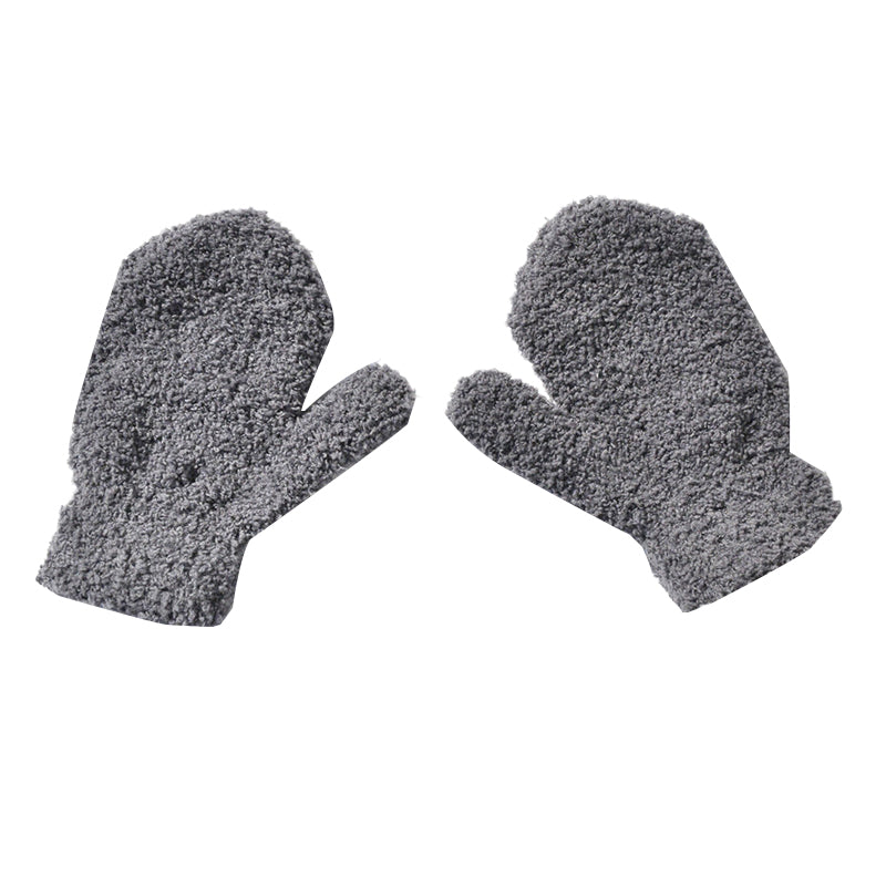 Winter kinderwanten met dikke plush fleece