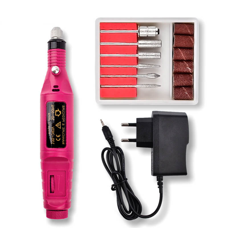 Mini elektrische nagelverzoring machine – spanning: 100-240V 50/60Hz