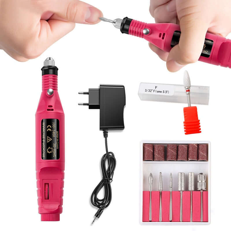 Mini elektrische nagelverzoring machine – spanning: 100-240V 50/60Hz