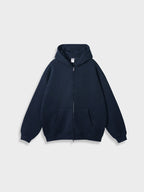 Oversized vest met rits