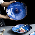 Keramische Nordic kom en bord — afbeelding 1