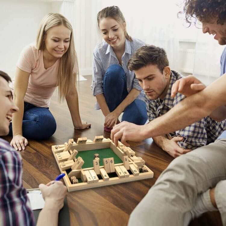 Shut the box bordspel