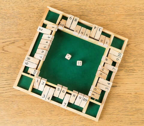Shut the box bordspel