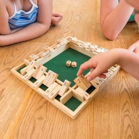 Shut the box bordspel
