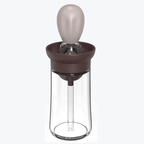 Olieverdeler fles met siliconen borstel