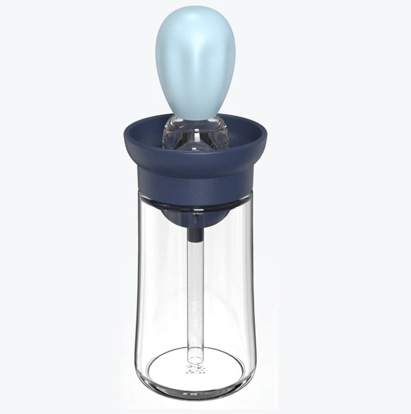 Olieverdeler fles met siliconen borstel