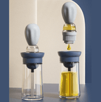 Olieverdeler fles met siliconen borstel