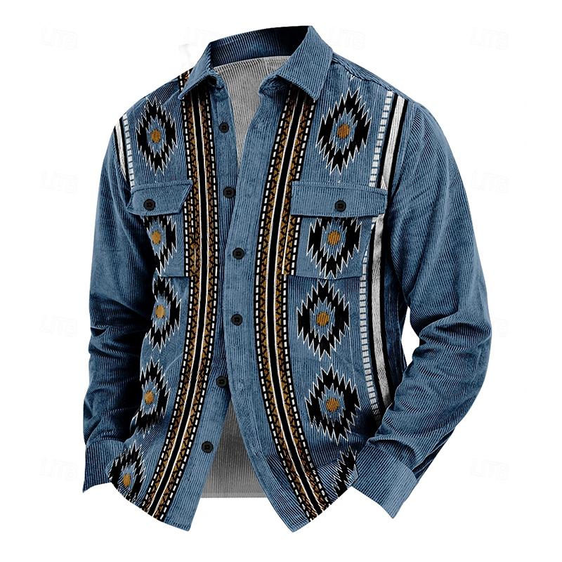 Vintage herenjack met knopen