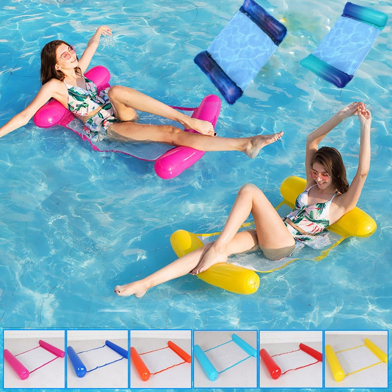 Opblaasbare water hangmat
