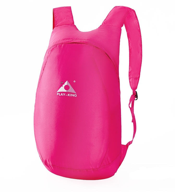 Lichtgewicht vouwbare waterbestendige rugzak – compacte 20L reiszak – materiaal: Polyester — afbeelding 45